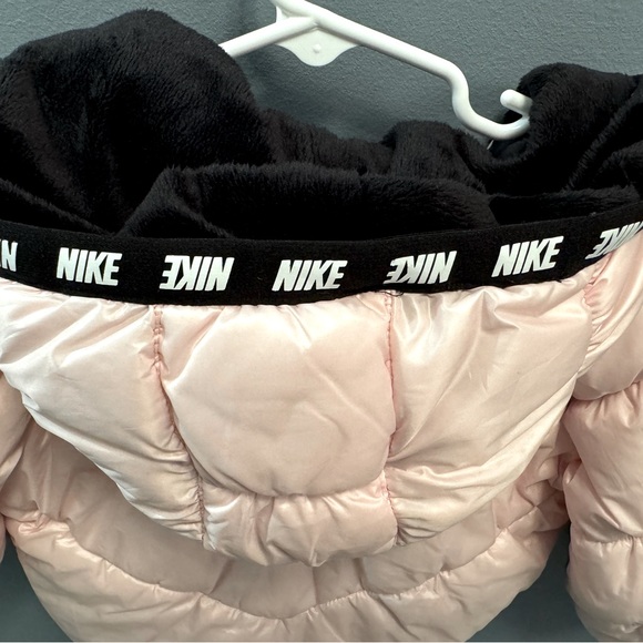 Nike Toddler Pink Puffer Jacket, Size 24 Month - Picture 3 of 4